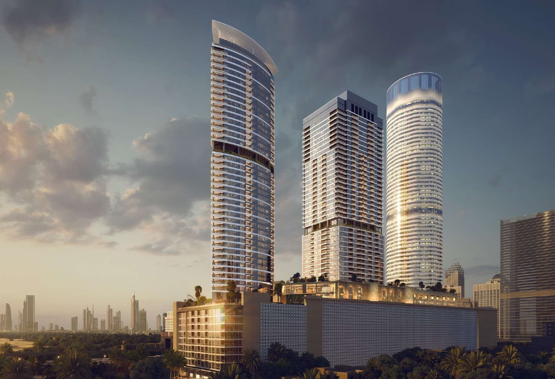Palm Beach Towers In Palm Jumeirah By Nakheel
